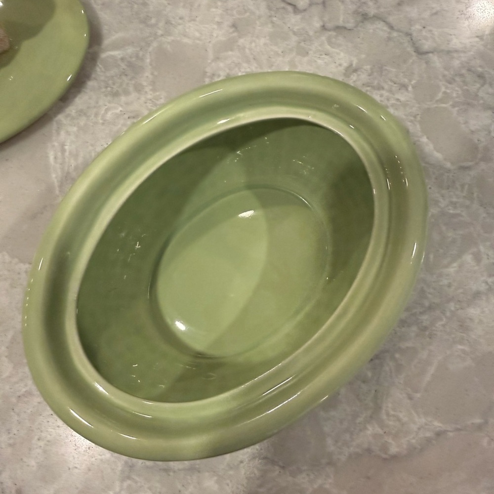 Easter rabbit candy dish with lid - Picture 4 of 6